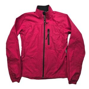 Mountain Equipment Co-Op Windstopper Jacket Womens‎ Medium Red Zip Outdoors